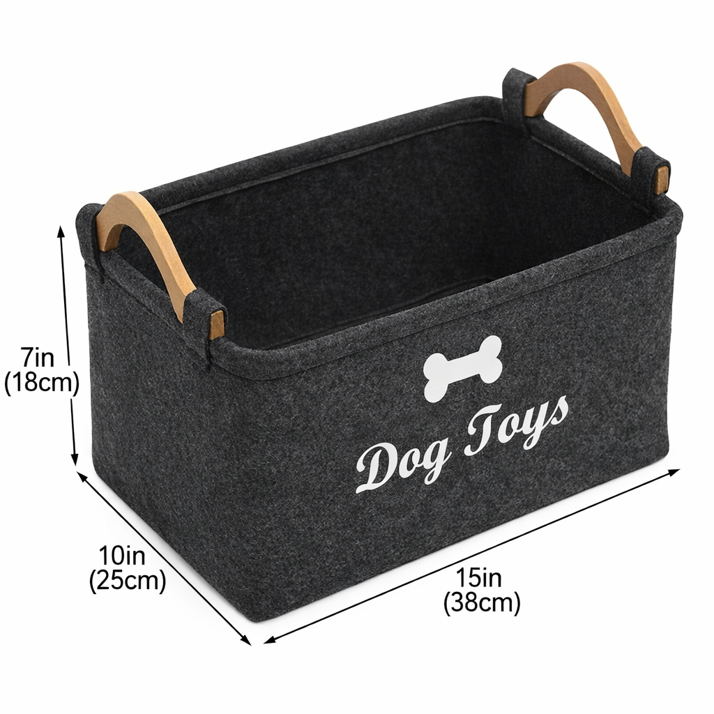 Cesta de Juguetes para Mascotas