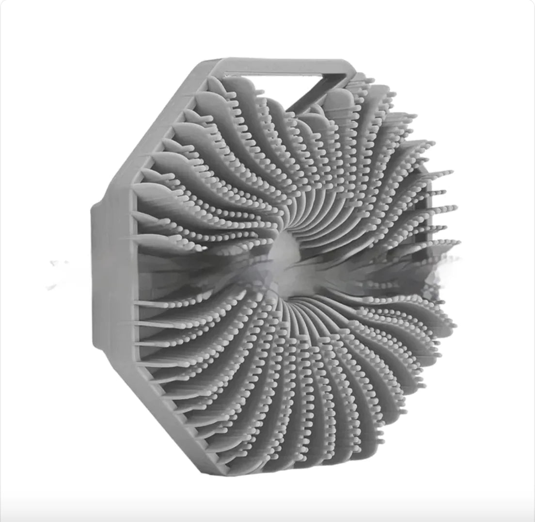 Polygon Silicone Bath Brush