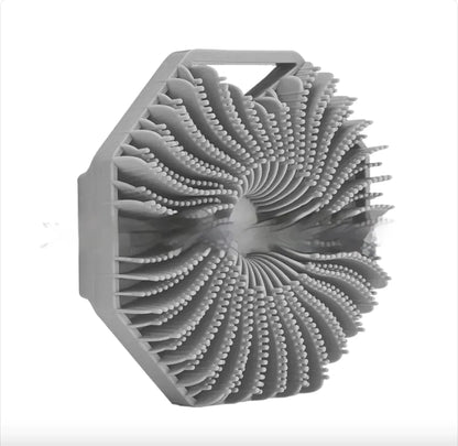 Polygon Silicone Bath Brush